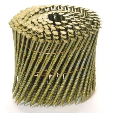 Collated Pallet Galvanized Coil Nail 15 độ Coil Siding Nails Ring Shank