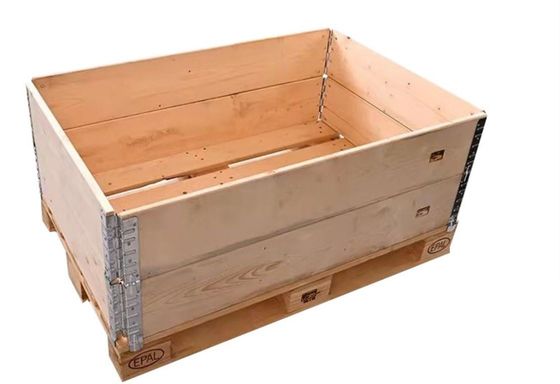 Giá tốt Hộp lưu trữ gỗ gấp Hộp pallet gỗ vòng cổ vòng cổ trực tuyến