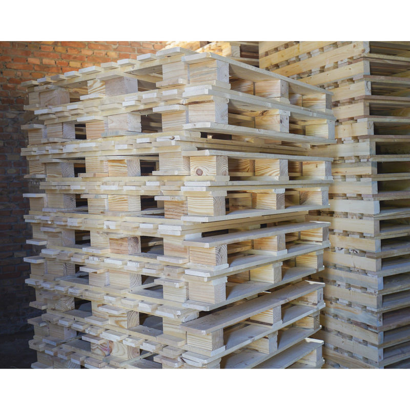 Khép kín 4 Way Entry Pallet gỗ Epal Pallet xử lý nhiệt cho xuất khẩu