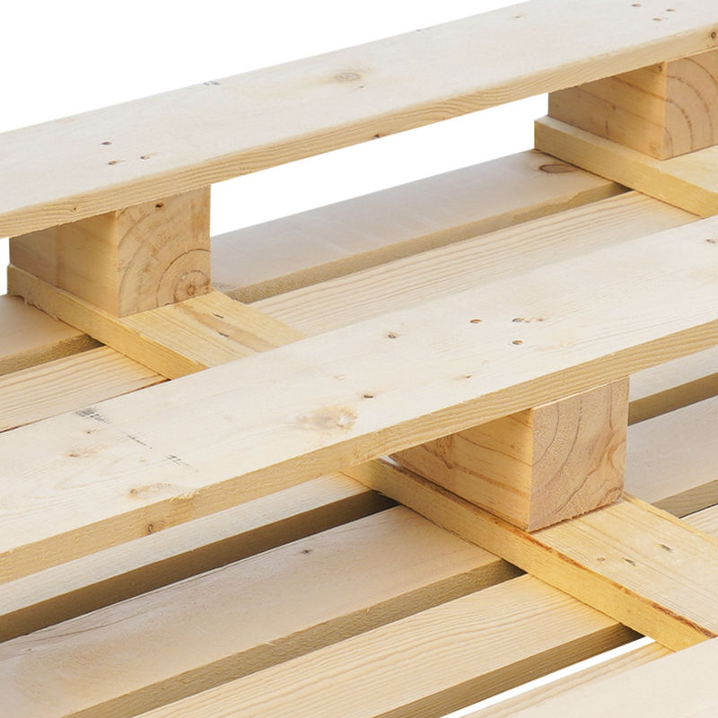 Khép kín 4 Way Entry Pallet gỗ Epal Pallet xử lý nhiệt cho xuất khẩu