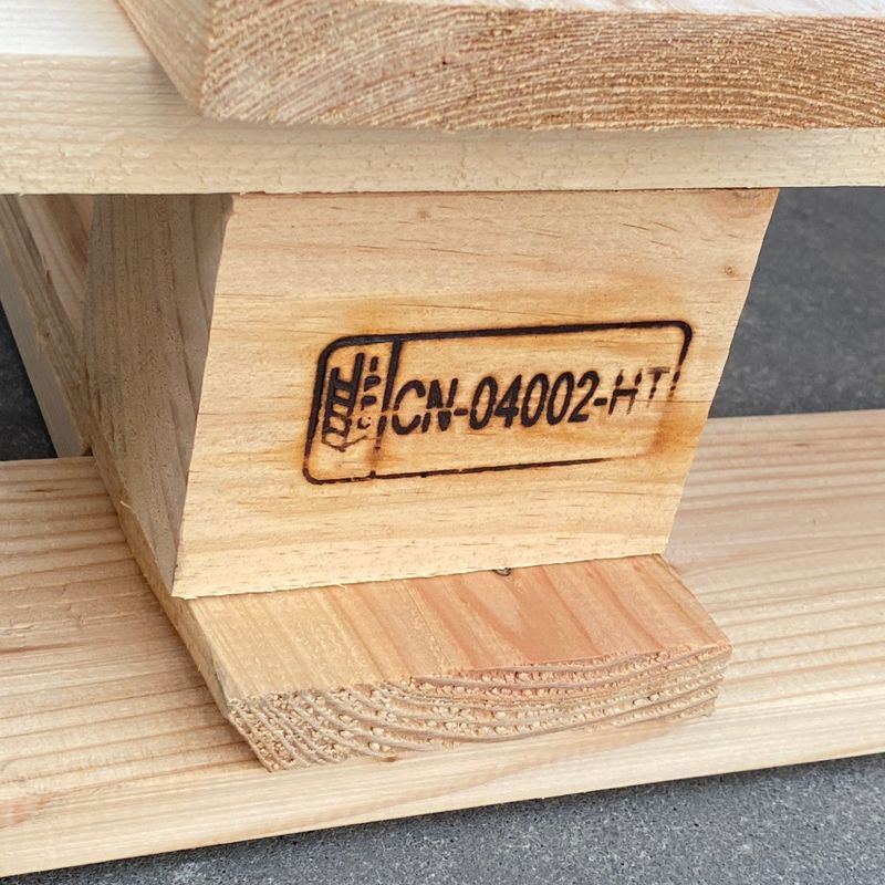 Đồ gỗ Euro Pallet hai mặt Đồ gỗ 4 chiều để giao hàng Giao thông hậu cần