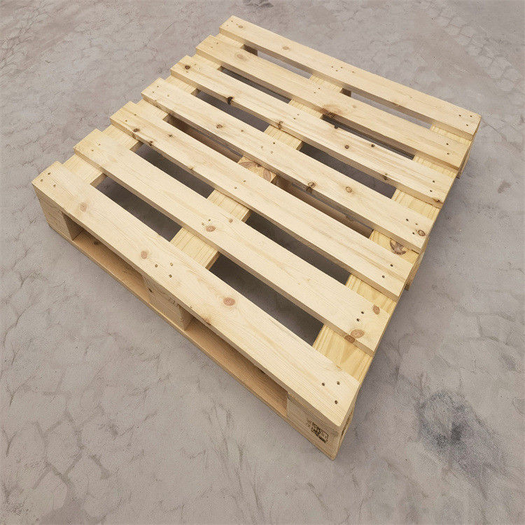 1200 X 1000 X 130mm 4 Way Wooden Pallet Cấu trúc mạnh Euro Epal Solid Wooden Pallets