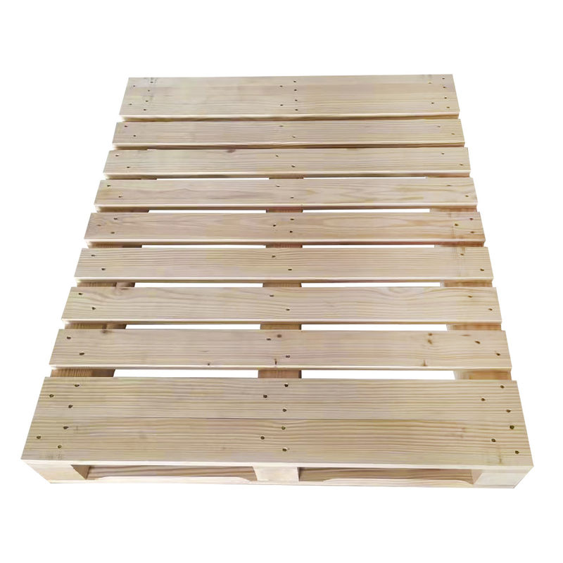 Lưu trữ kho 4 Way Block Pallet Củng cố gỗ bền được xử lý nhiệt
