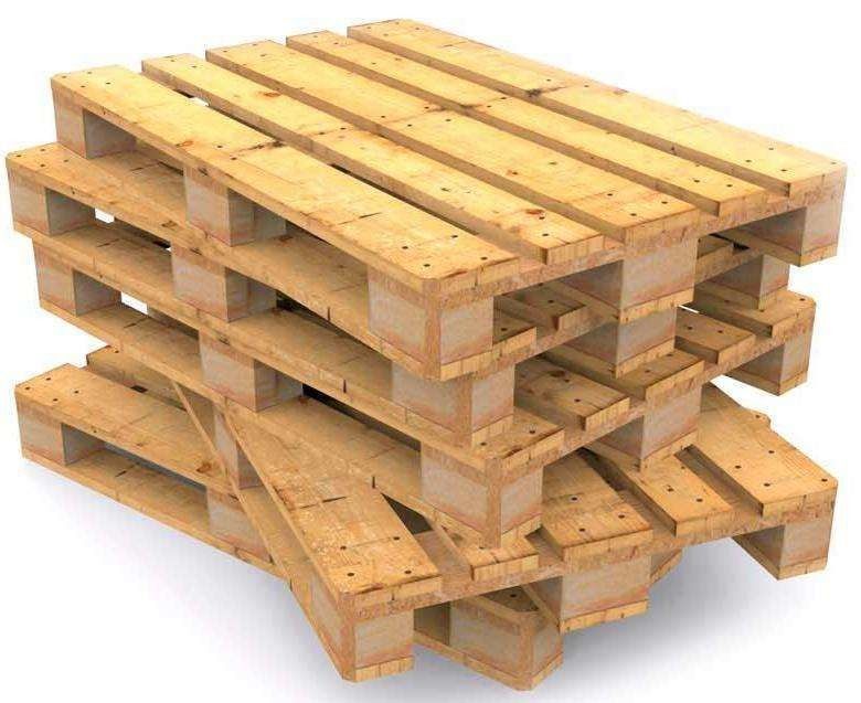 Châu Âu Epal đồ trang trí gỗ pallet 1200X1000 Pine Epal gỗ pallet hàng hóa
