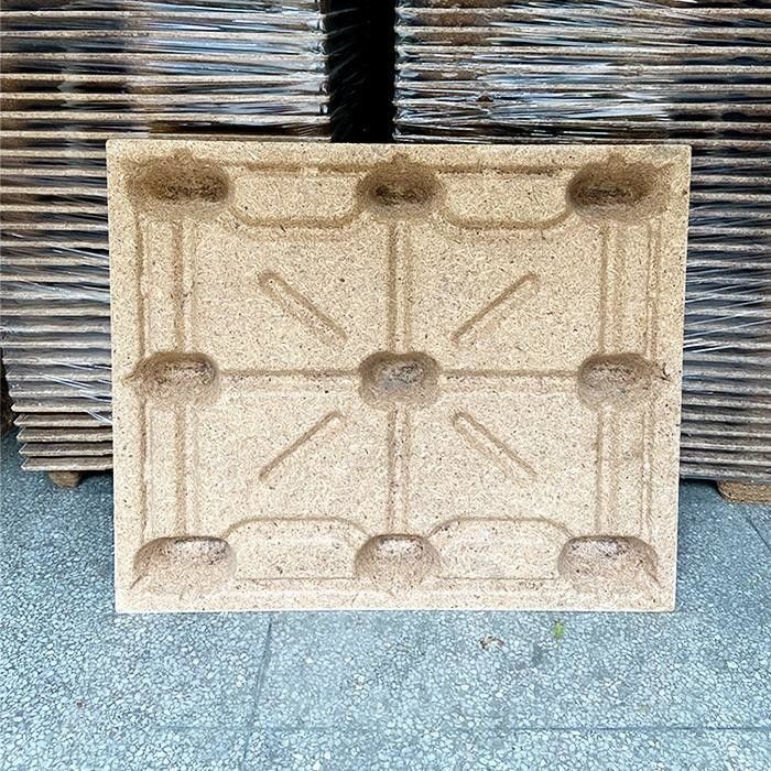 Fumigation Free Press gỗ Pallet Euro kích thước nén Pallet đúc Pallet Tray