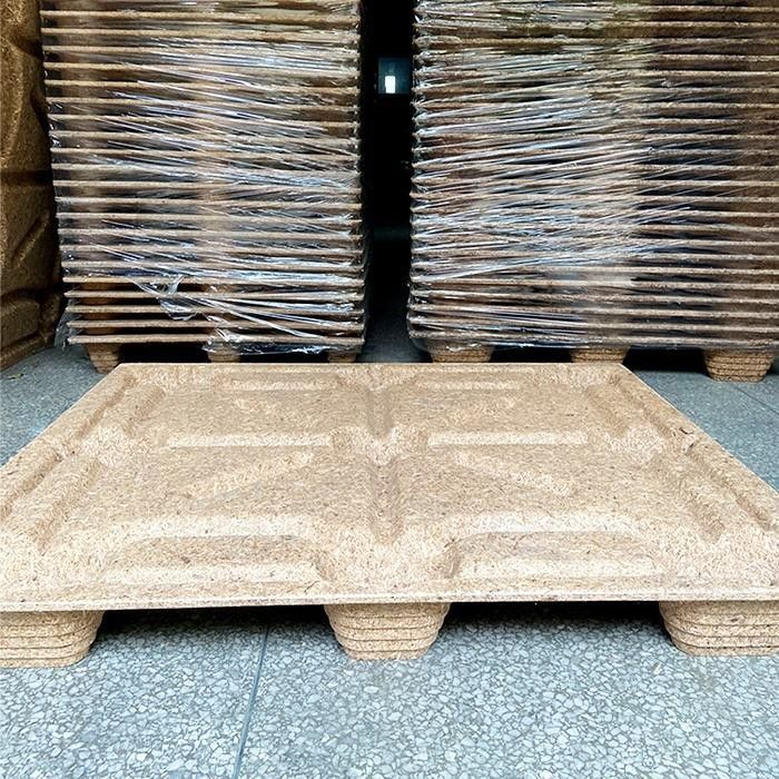 Fumigation Free Press gỗ Pallet Euro kích thước nén Pallet đúc Pallet Tray