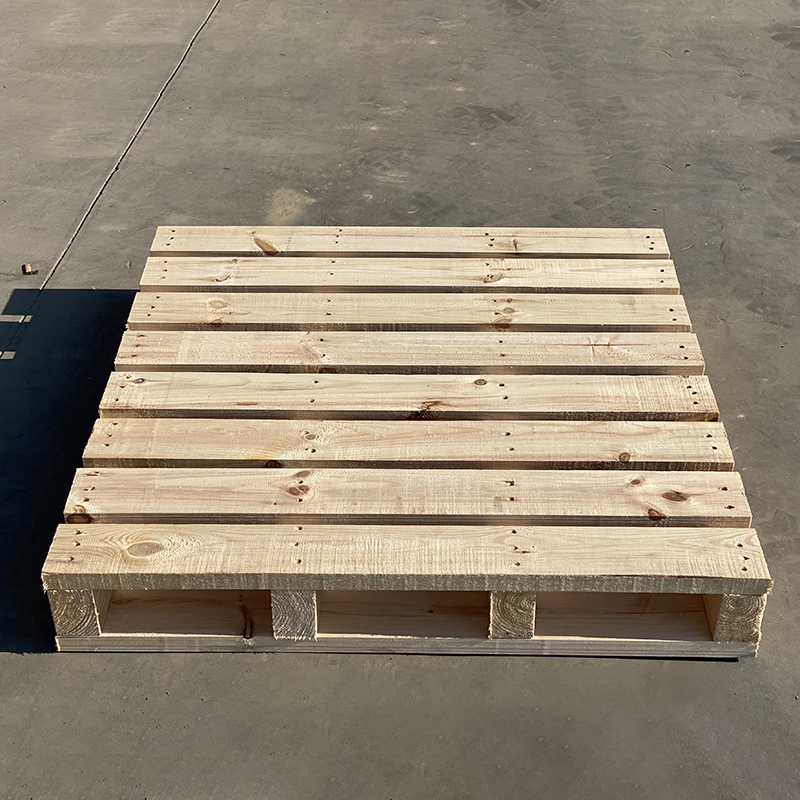 Khung gỗ pallet xuất khẩu khử trùng miễn phí, chống ẩm, kho bãi, xe nâng, bìa cứng, hai chiều, khung gỗ - Kích thước tùy chỉnh