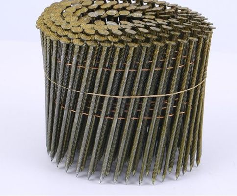 Giá tốt Pallet Coil Wire Nails vàng kẽm trắng Pallet Screw Shank Coil nail trực tuyến