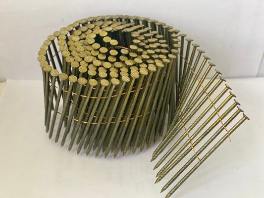 Giá tốt Mái đinh dây chuyền galvanized màu vàng cho xây dựng gỗ pallet trực tuyến