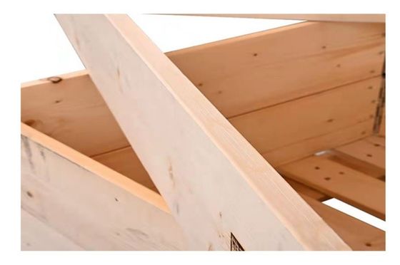 Giá tốt Hộp hộp gỗ được xử lý bằng nhiệt Hộp vận chuyển bằng gỗ xếp chồng trực tuyến