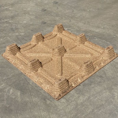 Giá tốt Nhà máy xuất khẩu bốc khói Palet đúc tự do Palet chip gỗ nén trực tuyến