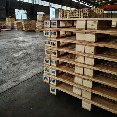 Giá tốt Pallet gỗ 4 chiều nhập khẩu pallet hàng hóa một mặt 1200 X 1000 mm cho vận chuyển kho trực tuyến