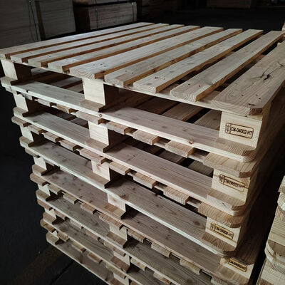 Giá tốt Euro gỗ pallet hai mặt với 4 lối vào và kích thước tùy chỉnh cho hậu cần và lưu trữ trực tuyến